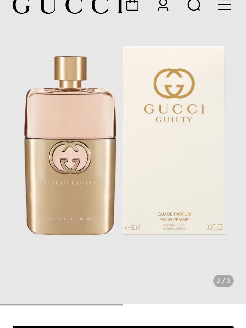 Fragrance Bottle and Box
